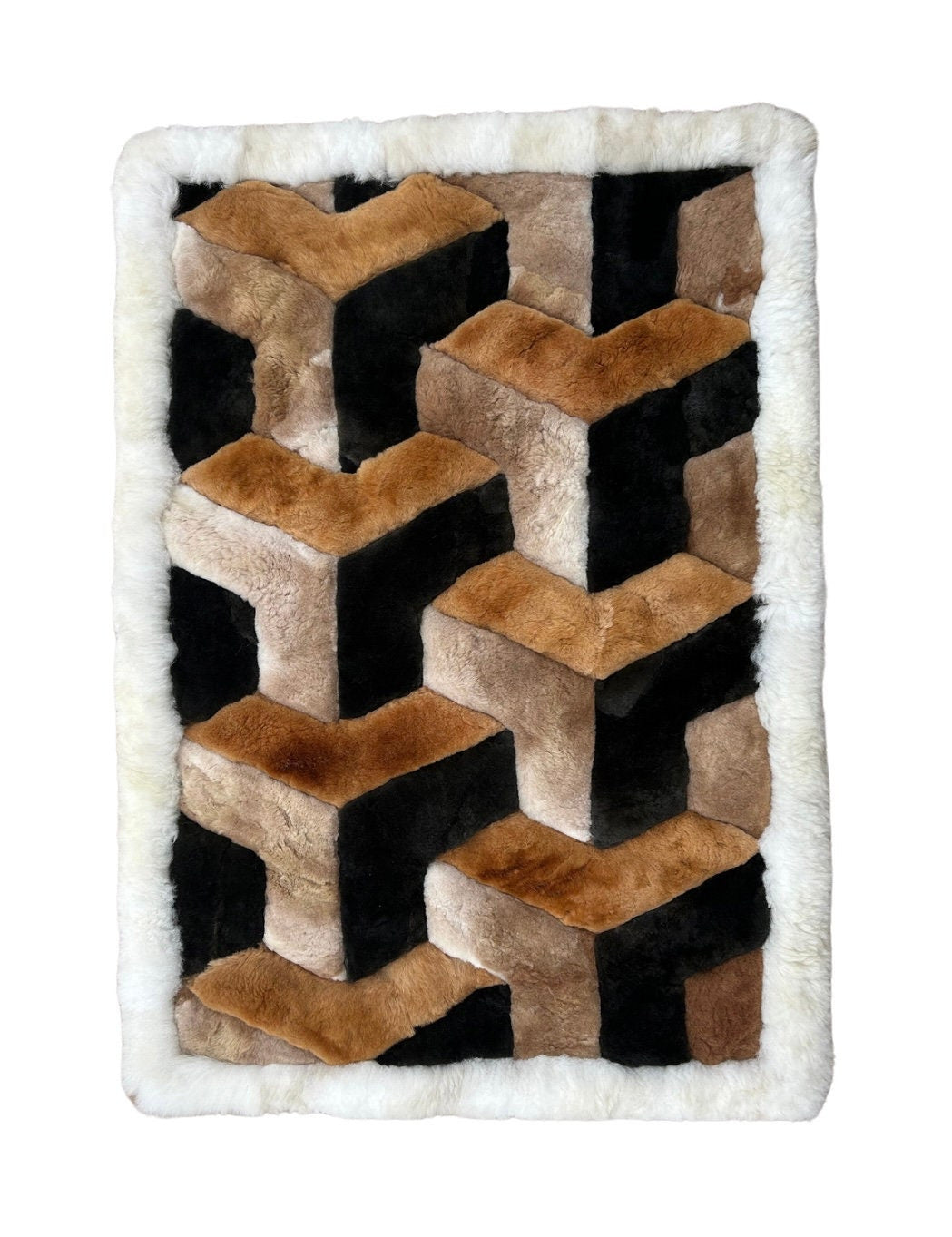 Alpaca Area Rug Pattern Rectangular