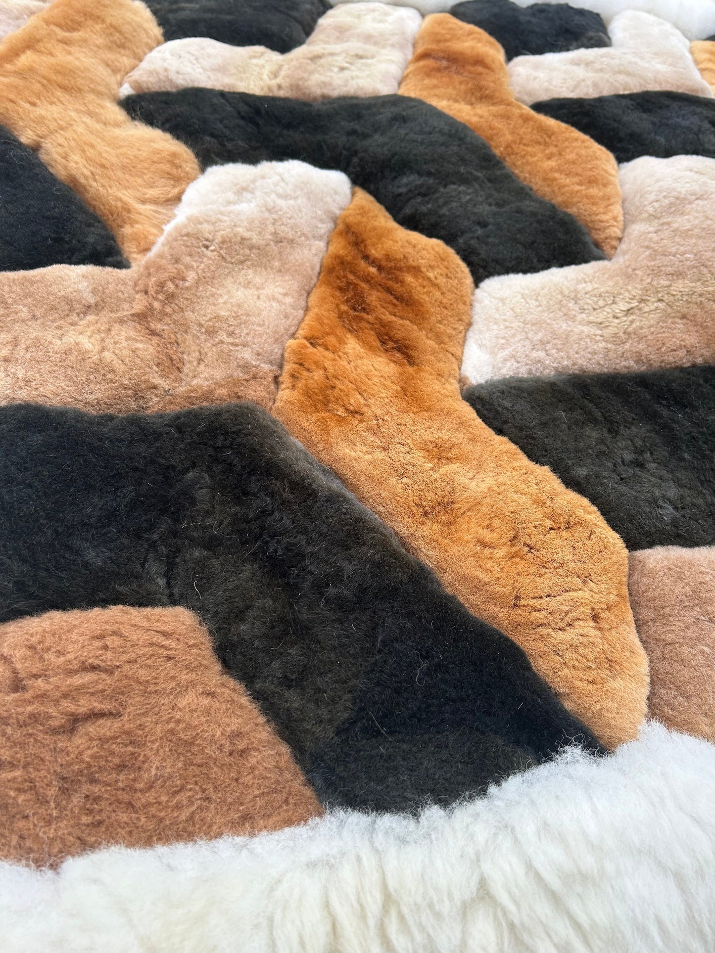 Alpaca Area Rug Pattern Rectangular