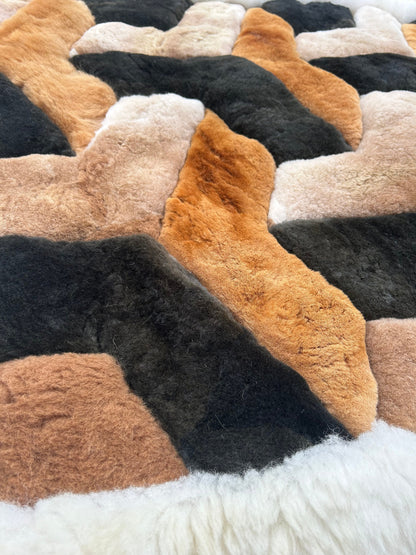 Alpaca Area Rug Pattern Rectangular