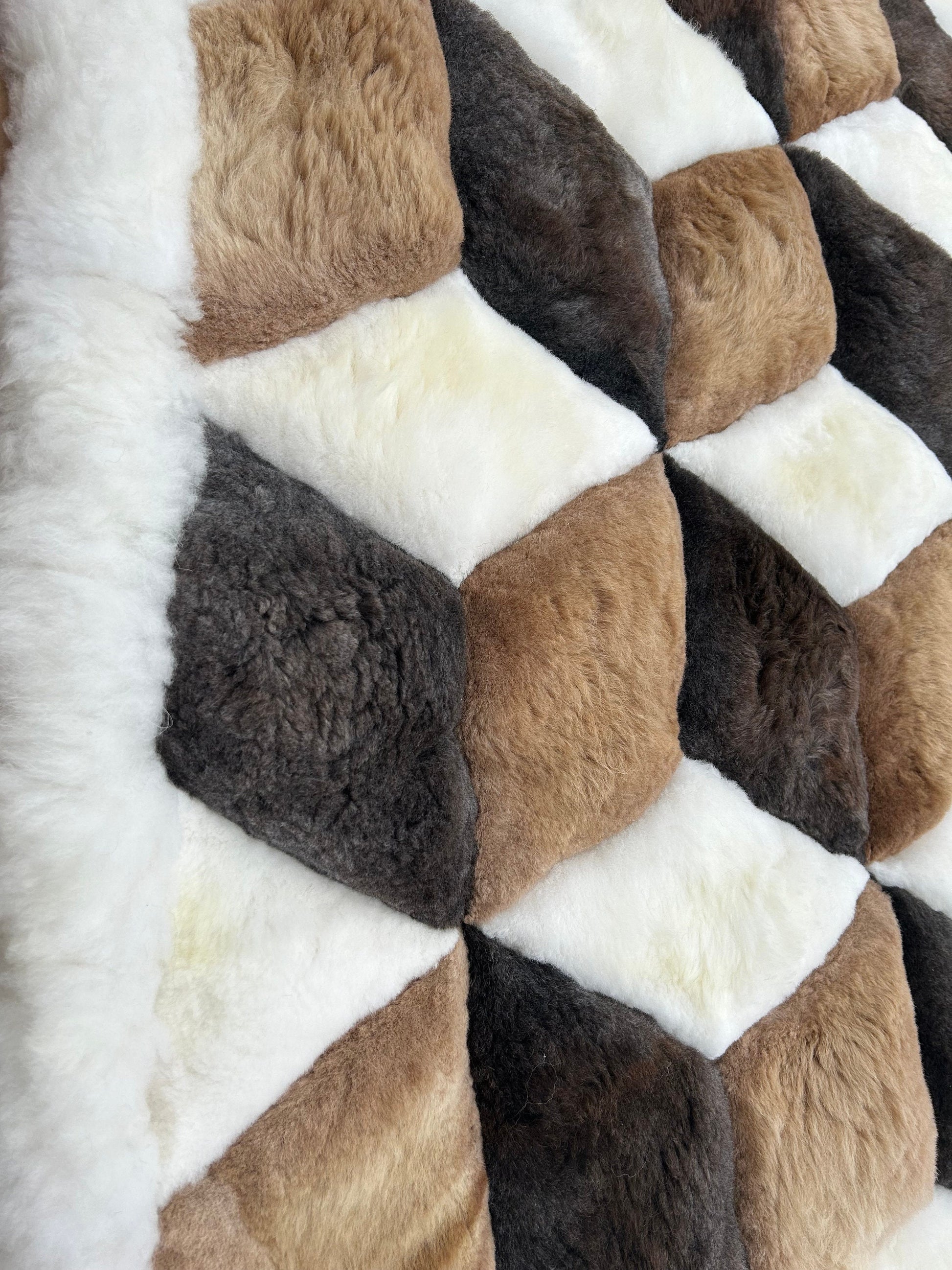 Alpaca Area Rug Pattern Rectangular