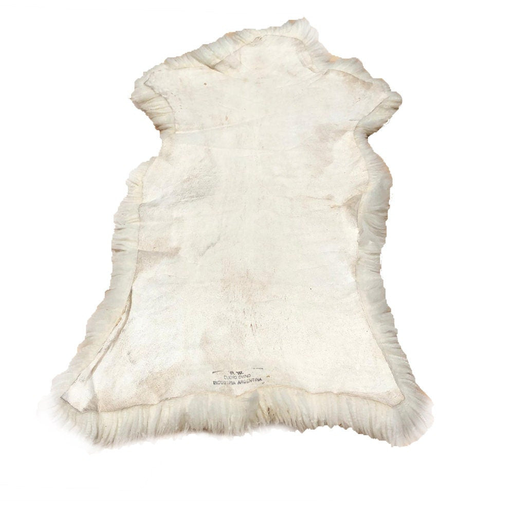 Sheep Sheepskin Rug - Luxurious Home Decor - Soft Texture - Premium Quality - Large Size - Cream Color
