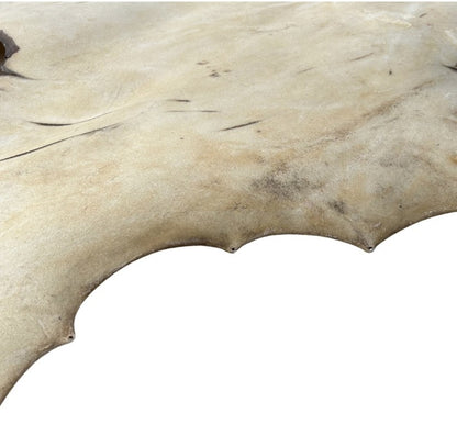 Bison Rawhide Drumhead Leather - Crafting Use - Second Grade - Authentic Certificate