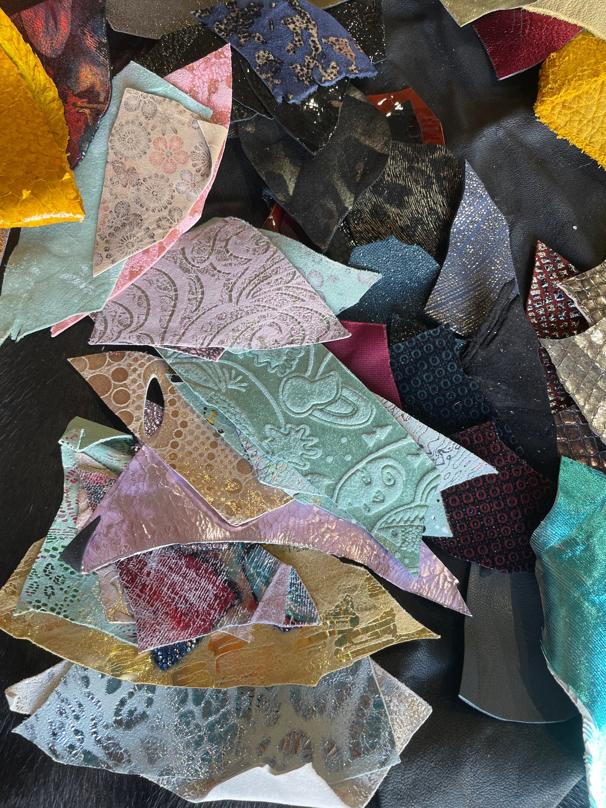 Leather Scraps per Pound