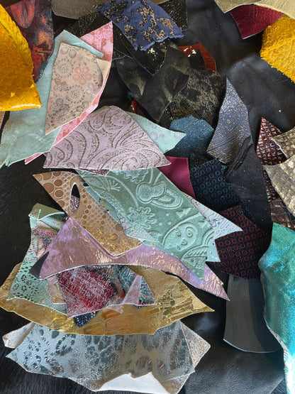 Leather Scraps per Pound