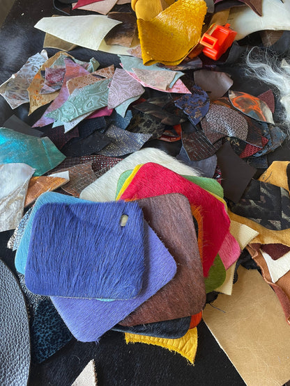 Leather Scraps per Pound
