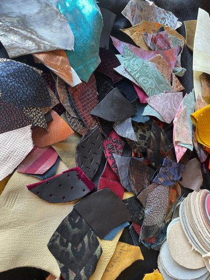 Leather Scraps per Pound