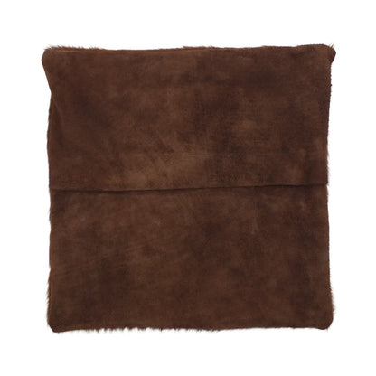 Bison Leather Pillow Cover - Rustic Star Design - Premium Hair-On 20"x20" Home Decor Accent