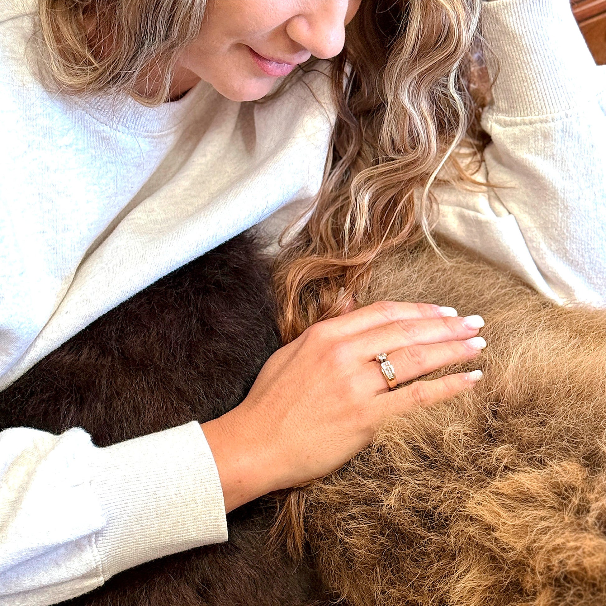 Premium Natural Bison Hair-On Hide Rug - First Grade American