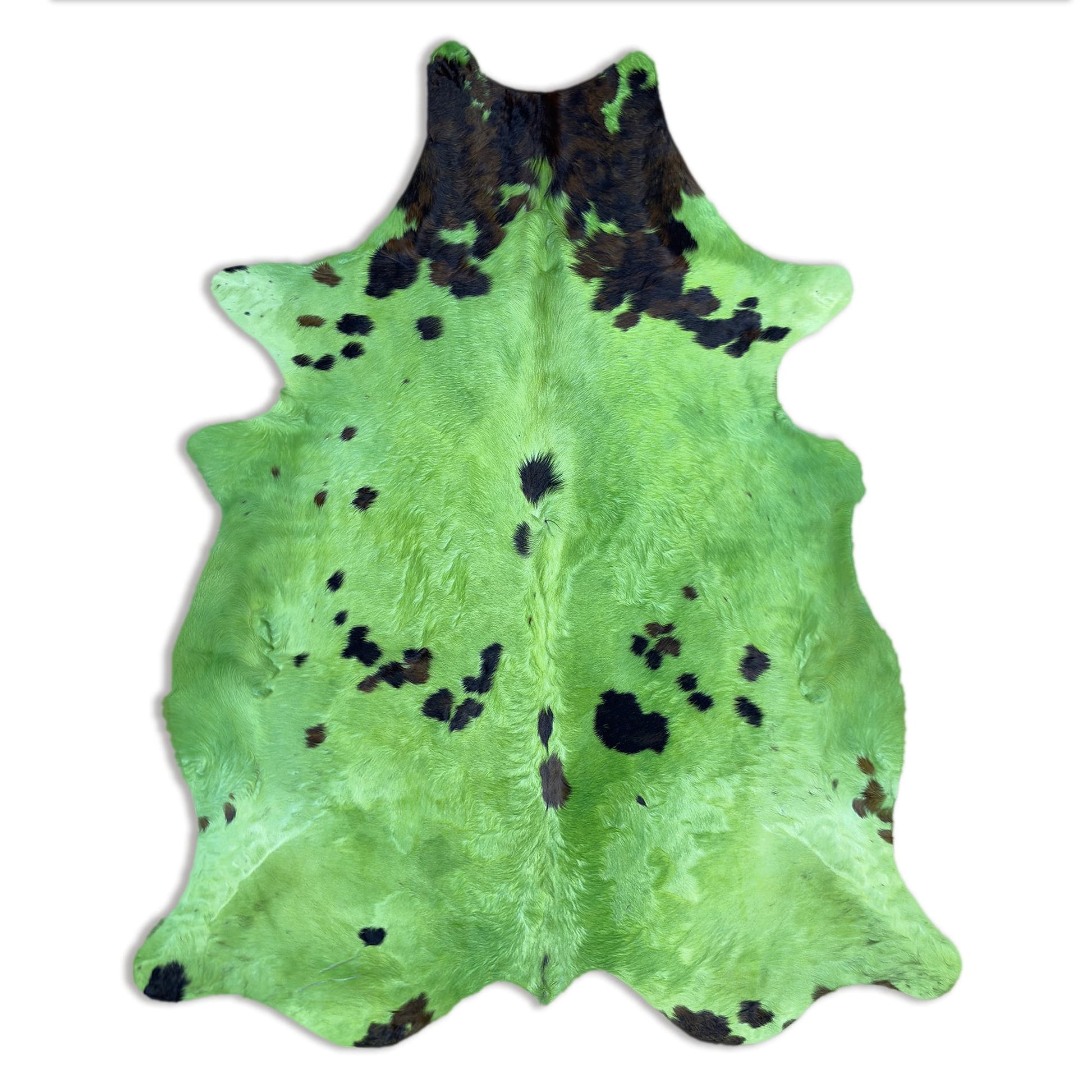 Premium Dyed Hair-On Cowhide Rug Yellow - Natural Pattern First Grade