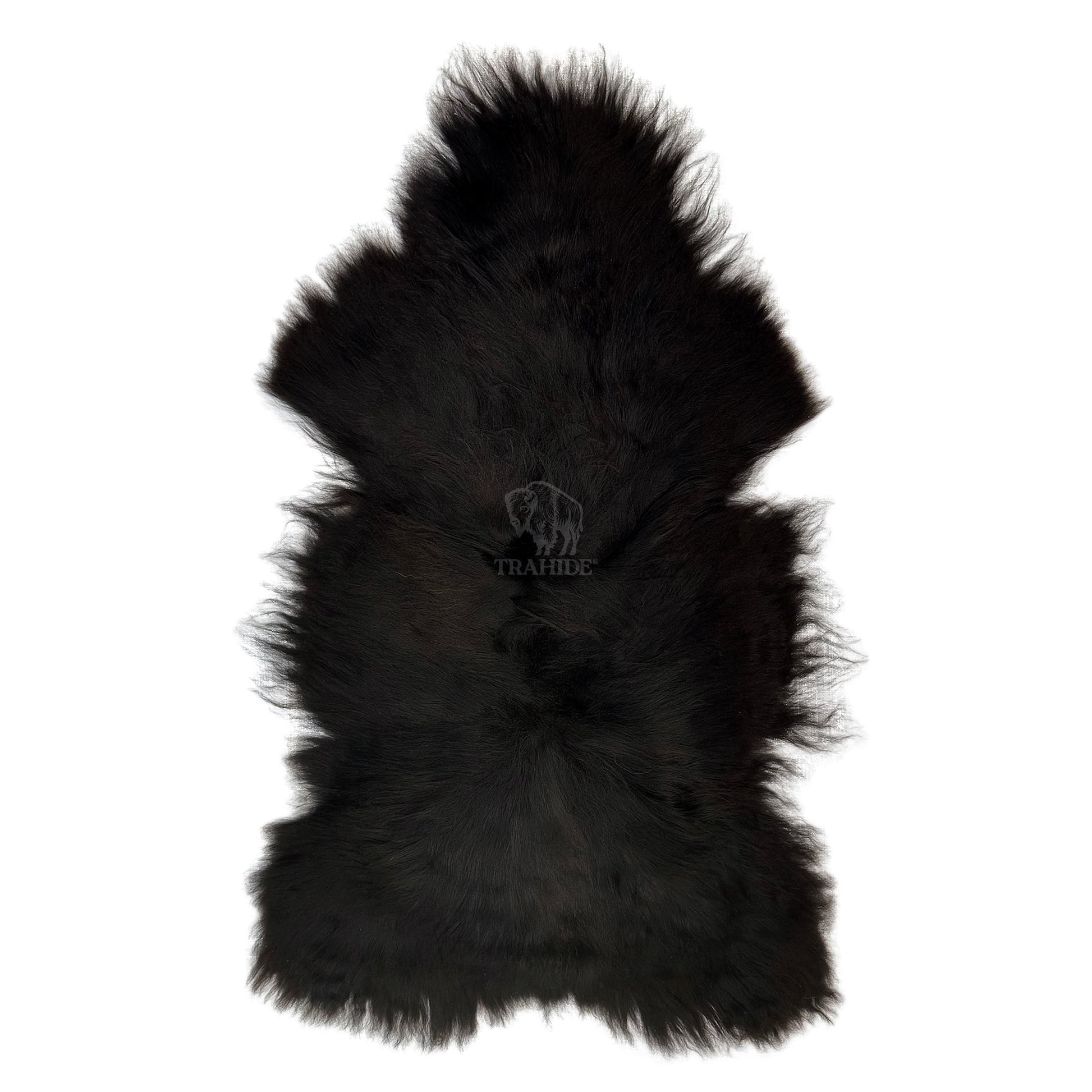 Luxury Norwegian Viking Heritage Sheepskin - Graphite Gray Long-Hair
