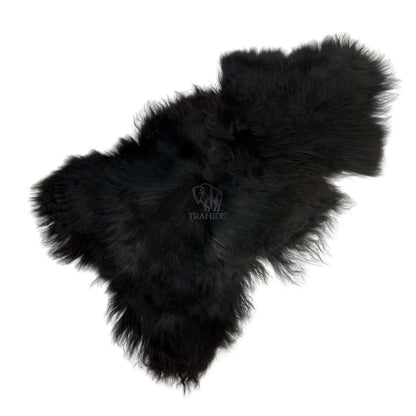 Luxury Norwegian Viking Heritage Sheepskin - Graphite Gray Long-Hair