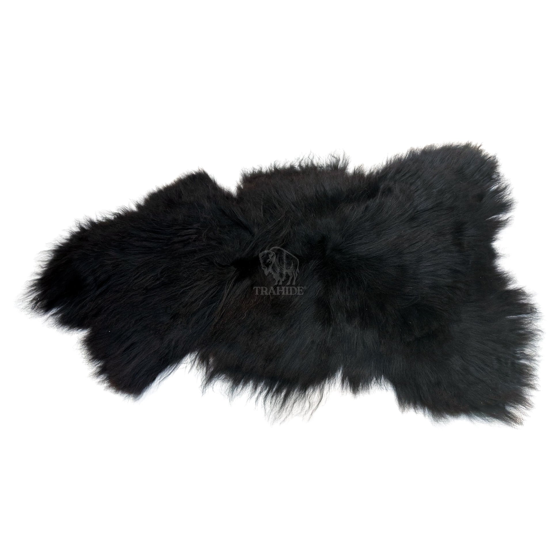 Luxury Norwegian Viking Heritage Sheepskin - Graphite Gray Long-Hair
