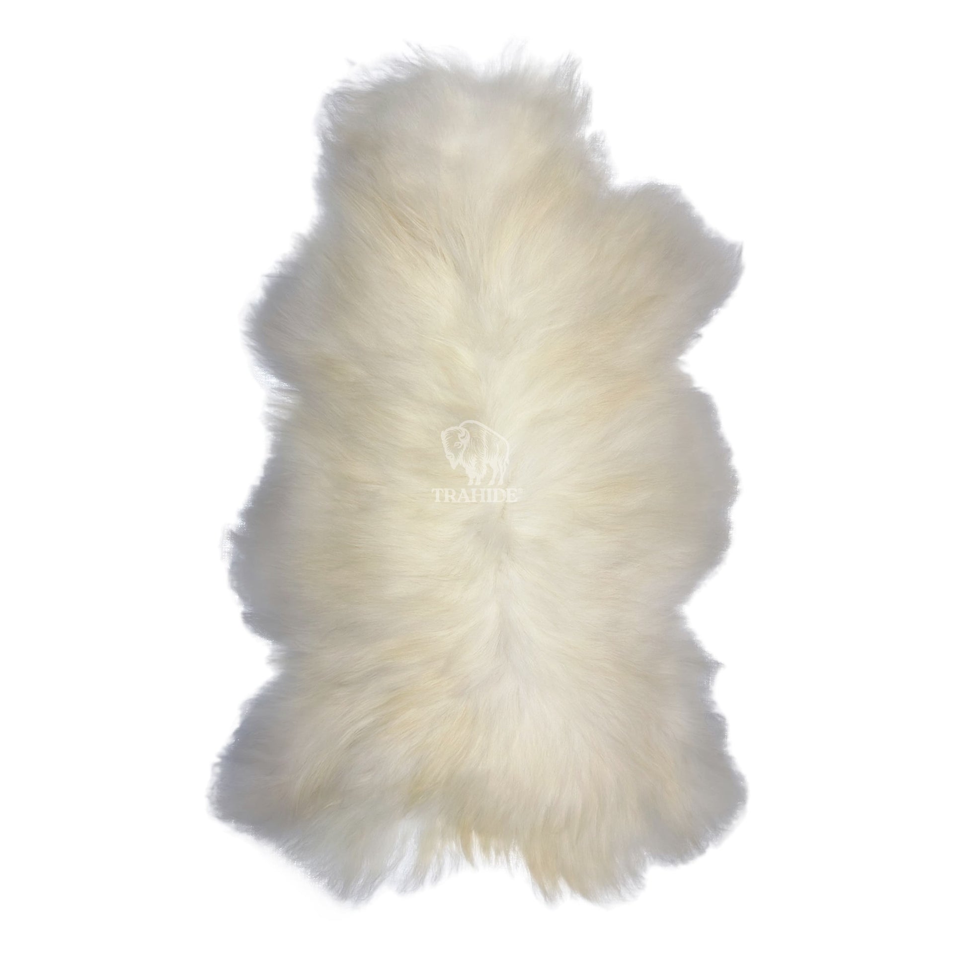 Luxury Norwegian Viking Heritage Sheepskin - Pure White Long-Hair