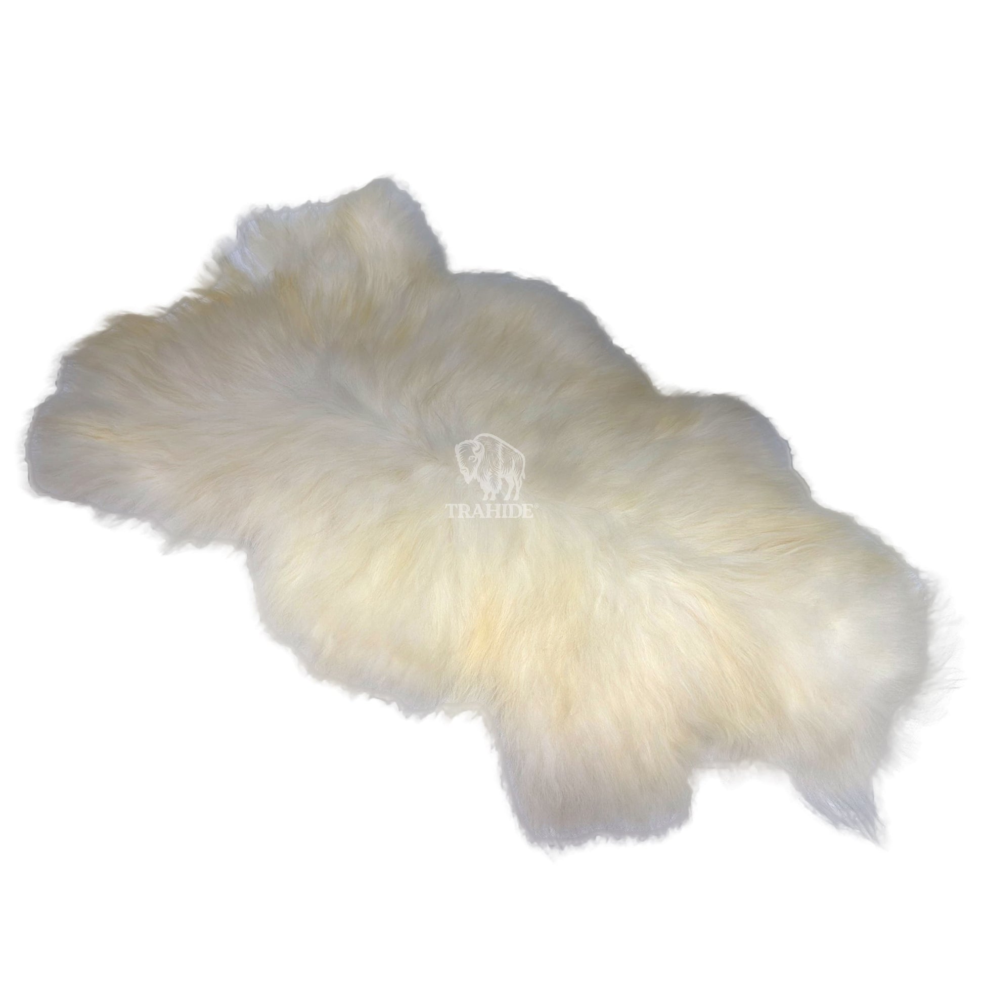 Luxury Norwegian Viking Heritage Sheepskin - Pure White Long-Hair