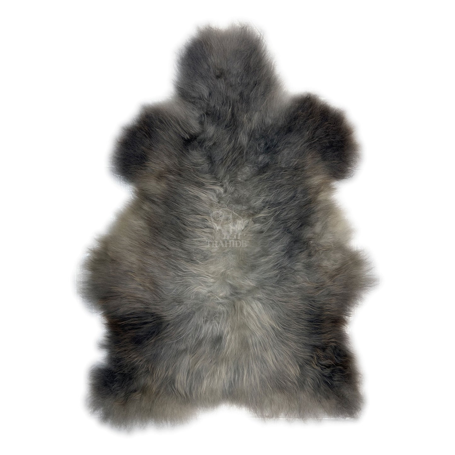 Luxury Norwegian Viking Heritage Sheepskin - Graphite Gray Long-Hair