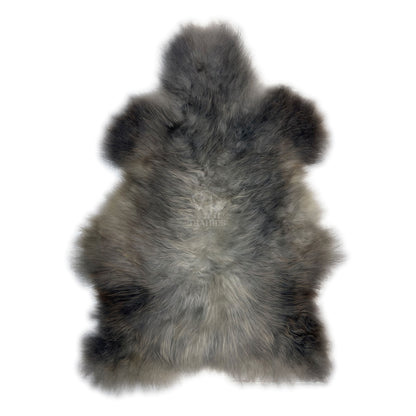 Luxury Norwegian Viking Heritage Sheepskin - Graphite Gray Long-Hair