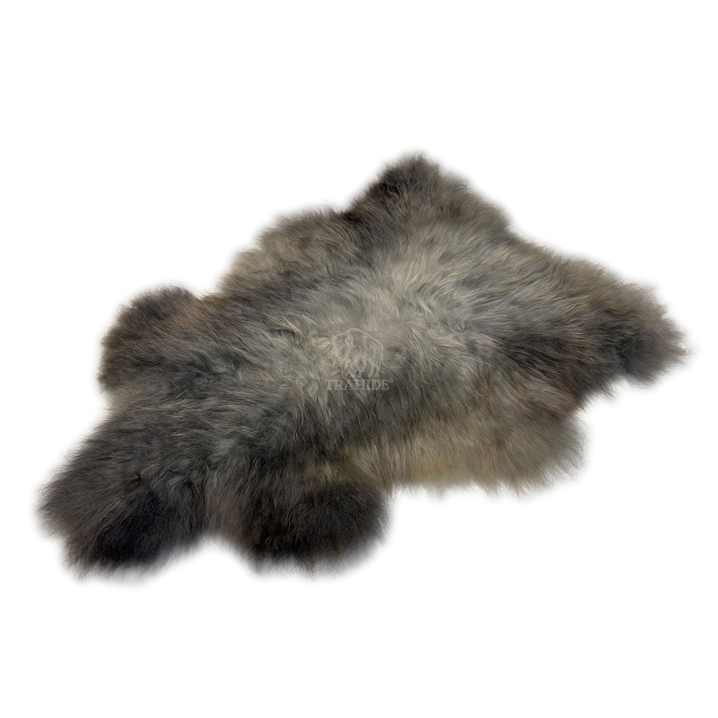Luxury Norwegian Viking Heritage Sheepskin - Graphite Gray Long-Hair