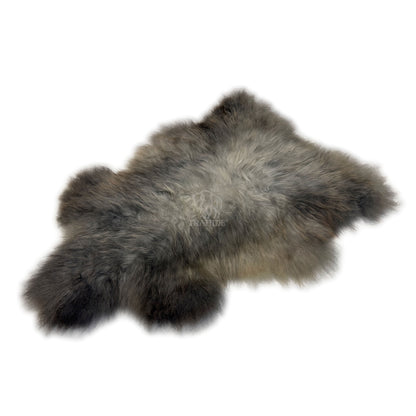 Luxury Norwegian Viking Heritage Sheepskin - Graphite Gray Long-Hair