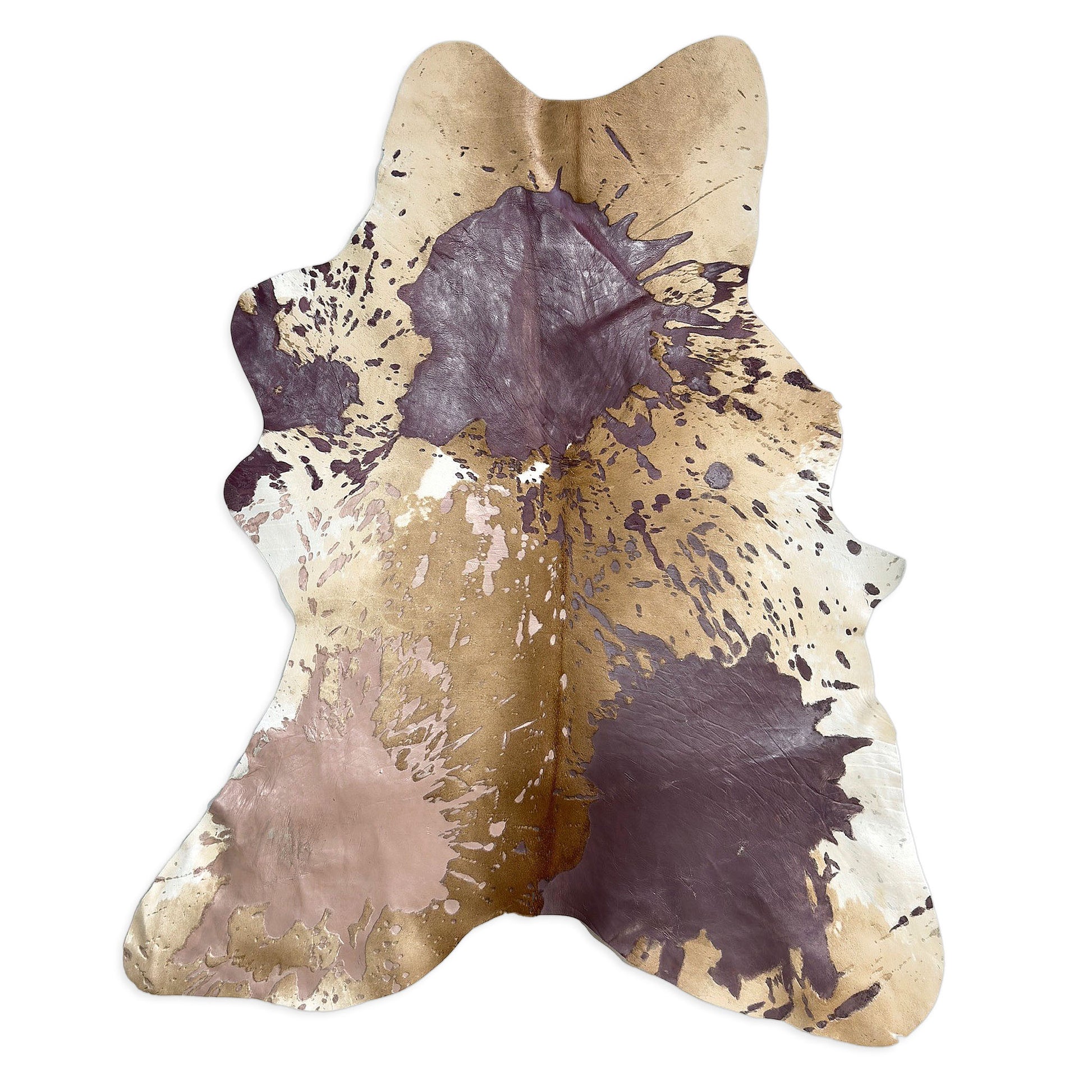 Hair-On Calf Hide – Paint Splashes | Artistic & Authentic