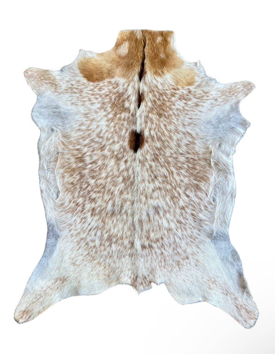 Goat Hair-On Hide Rug Mix-Color