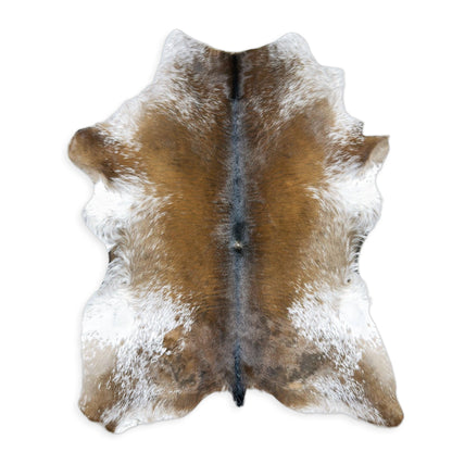 Calf Hair-On Hide Rug | Exotic Color Pattern - 3.25 x 2.75 ft