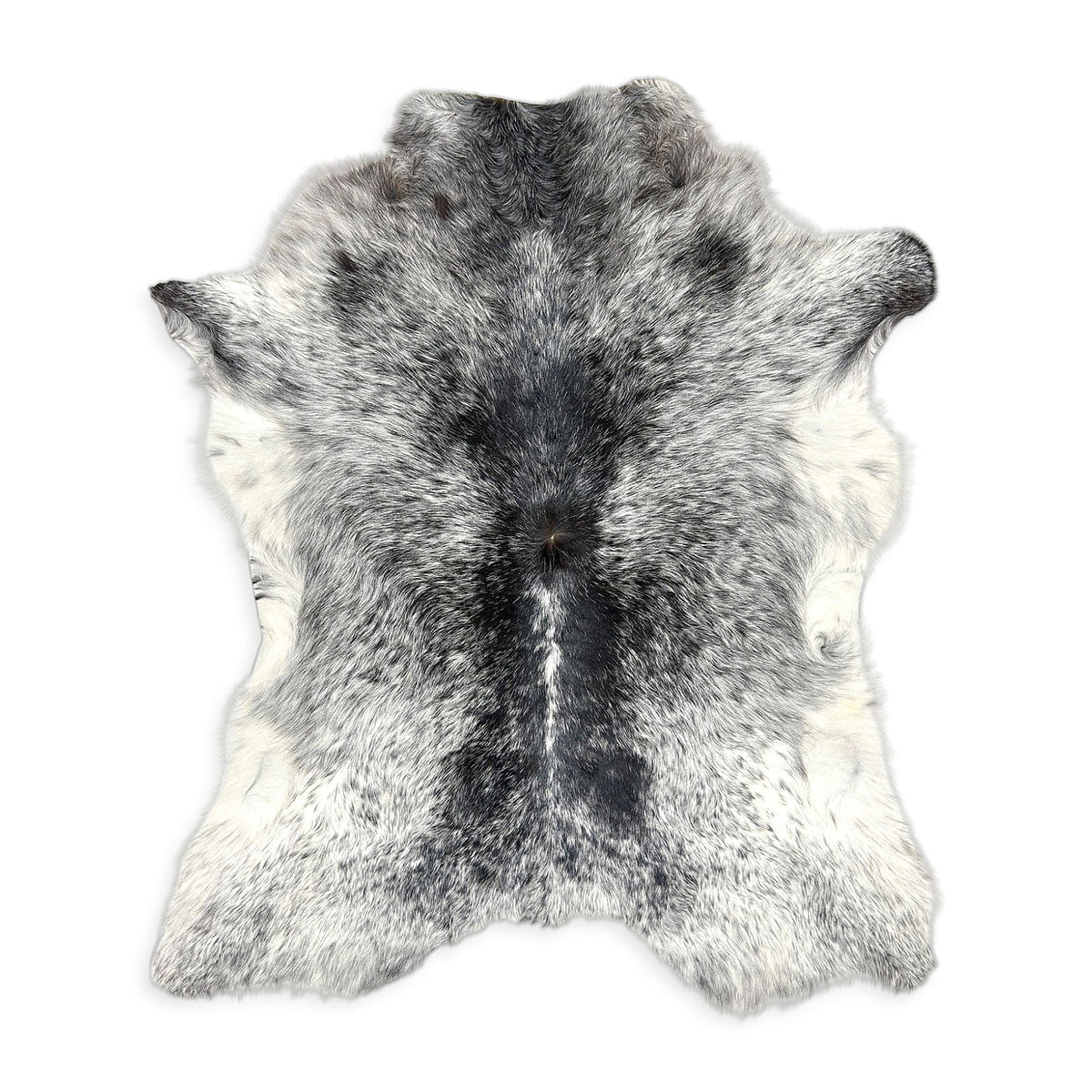Calf Hair-On Hide Rug | Exotic Color Pattern - 3.25 x 2.75 ft