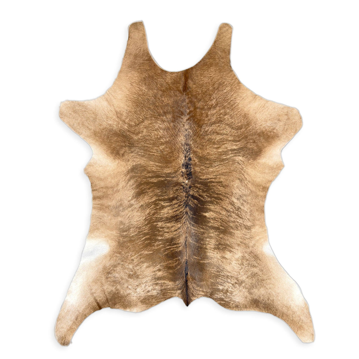 Calf Hair-On Hide Rug | Exotic Color Pattern - 3.25 x 2.75 ft