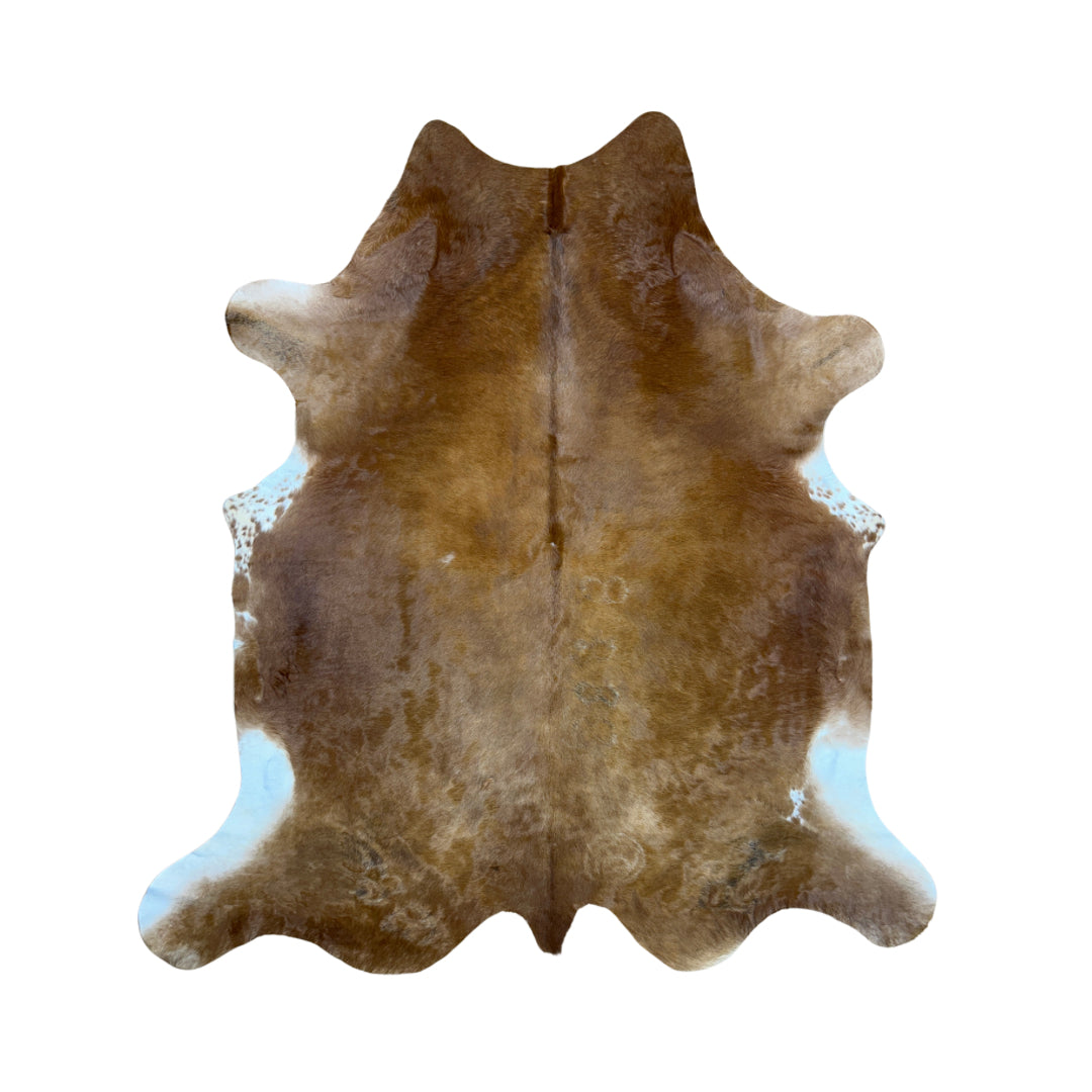 Cowhide Rug - Hair-On Solid Color Decor - Premium Quality - Various Sizes