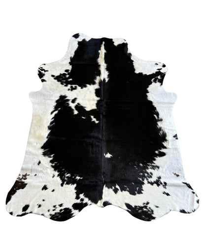 Cowhide Rug - Hair-On Decorative - Premium Quality - Black & White - Various Sizes 