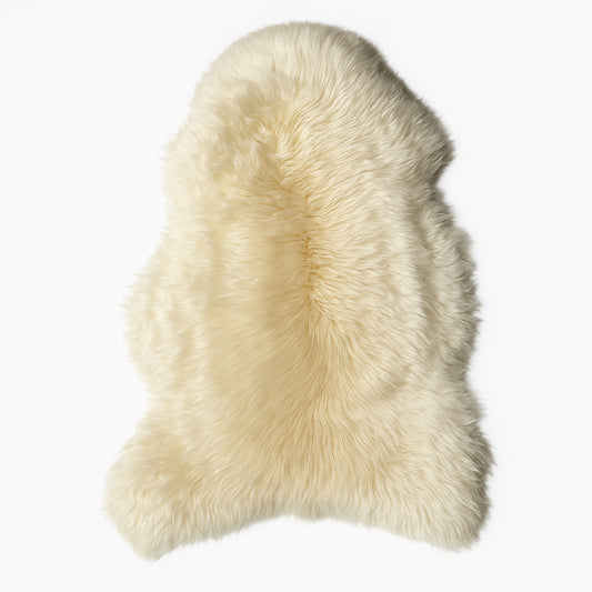 Sheep Sheepskin Rug - Natural Ivory - Plush Large - Luxurious Softness for Versatile Home Decor