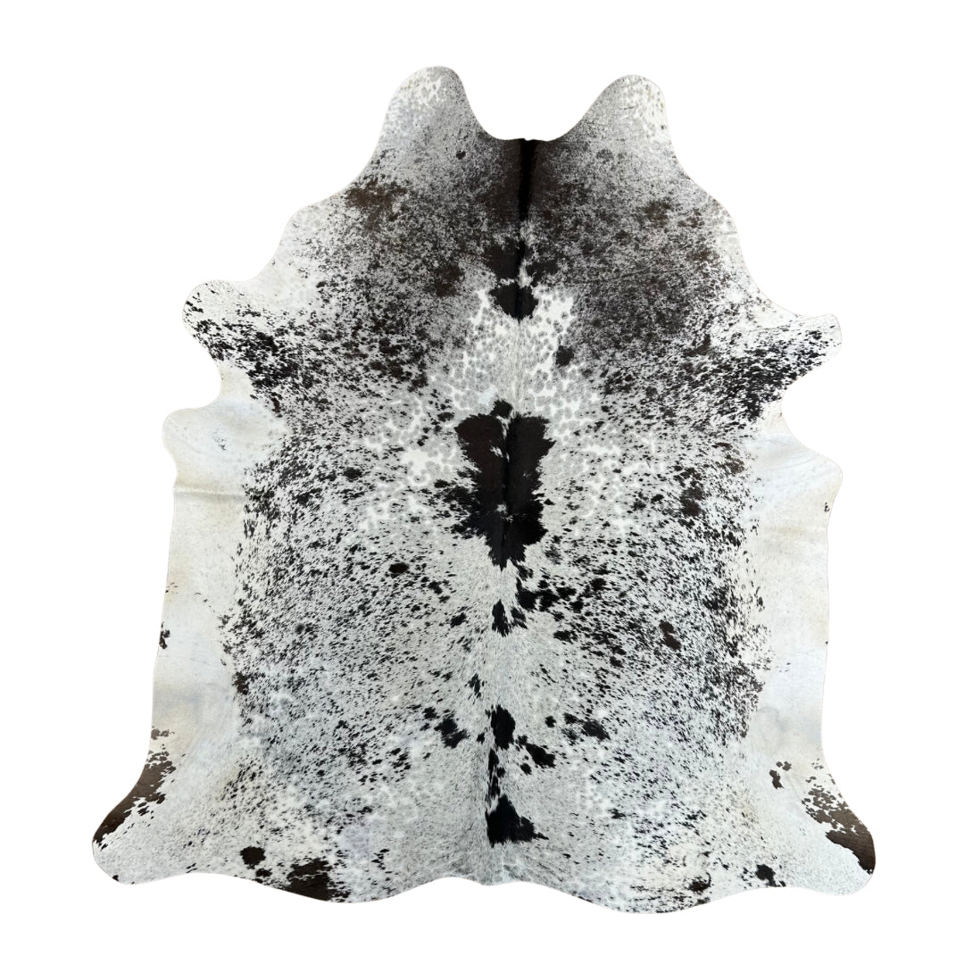 Cowhide Rug - Hair-On Colombian Exotic - Premium Home Decor - 6x8 ft Luxurious Durable