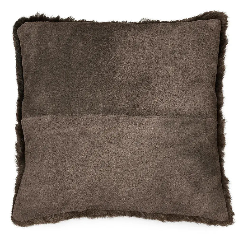 Bison Hair-On Hide Pillow Cover Pachwork Design - Premium Quality