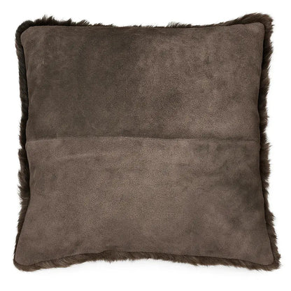 Bison Hair-On Hide Pillow Cover Pachwork Design - Premium Quality