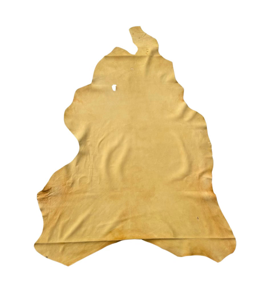Deer Leather Rug - 10-12 sqft Genuine Naked Leather - Versatile Upholstery Wall Hanging - Elegant Durable Design