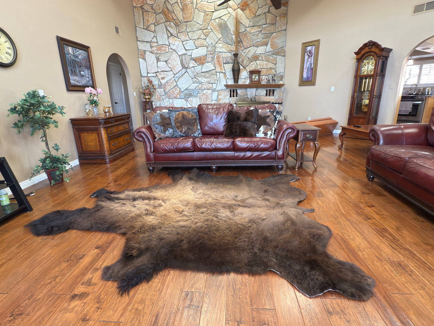 Bison Hide Rug | First-Grade Hair-On – Natural American Buffalo