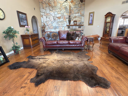 Bison Hide Rug | First-Grade Hair-On – Natural American Buffalo
