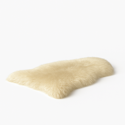 Sheepskin Rug | Ivory Plush Large – Argentinian Natural 2.5’x2’