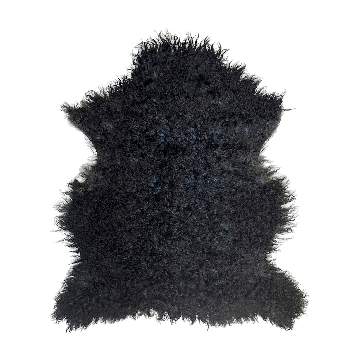 Angora Hair-On Hide Rug | Black – Argentinian First Grade