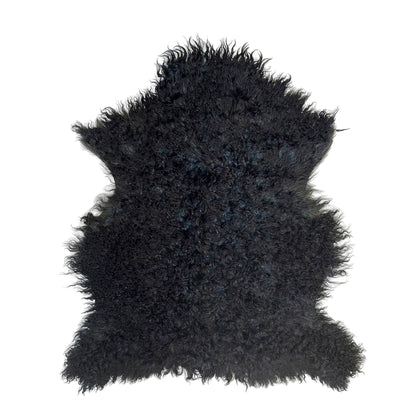 Angora Hair-On Hide Rug | Black – Argentinian First Grade