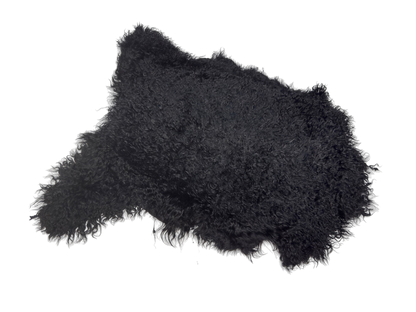 Angora Hair-On Hide Rug | Black – Argentinian First Grade