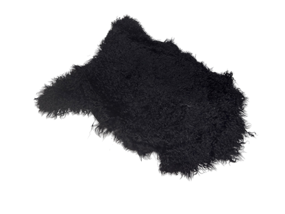 Angora Hair-On Hide Rug | Black – Argentinian First Grade
