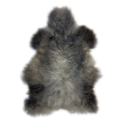 Norwegian Sheepskin | Graphite Gray Long-Hair Viking Heritage - 4' x 2.5'