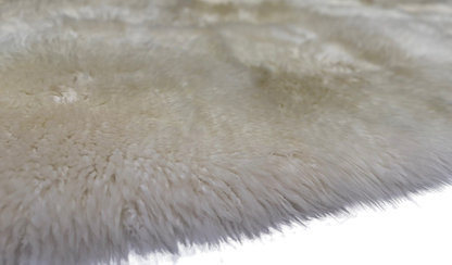 Argentinian Hair-On Angora Hide Rectangular Area Rug - Precision & Luxury