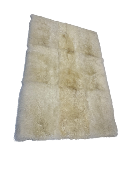 Argentinian Hair-On Angora Hide Rectangular Area Rug - Precision & Luxury