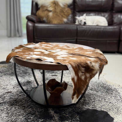 Axis Deer Hide Rug | First Grade – American Hair-On 4’x2.5