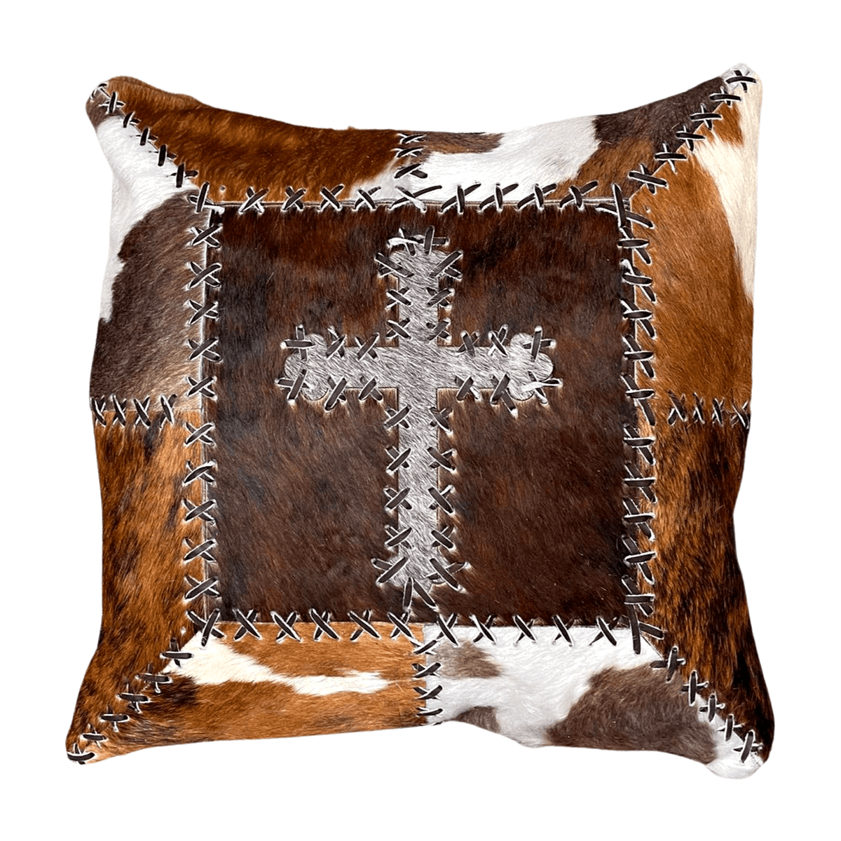 Cowhide Pillow Cover | Full-Hide Hair-On – 16 x 16 in