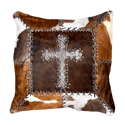Cowhide Pillow Cover | Full-Hide Hair-On – 16 x 16 in