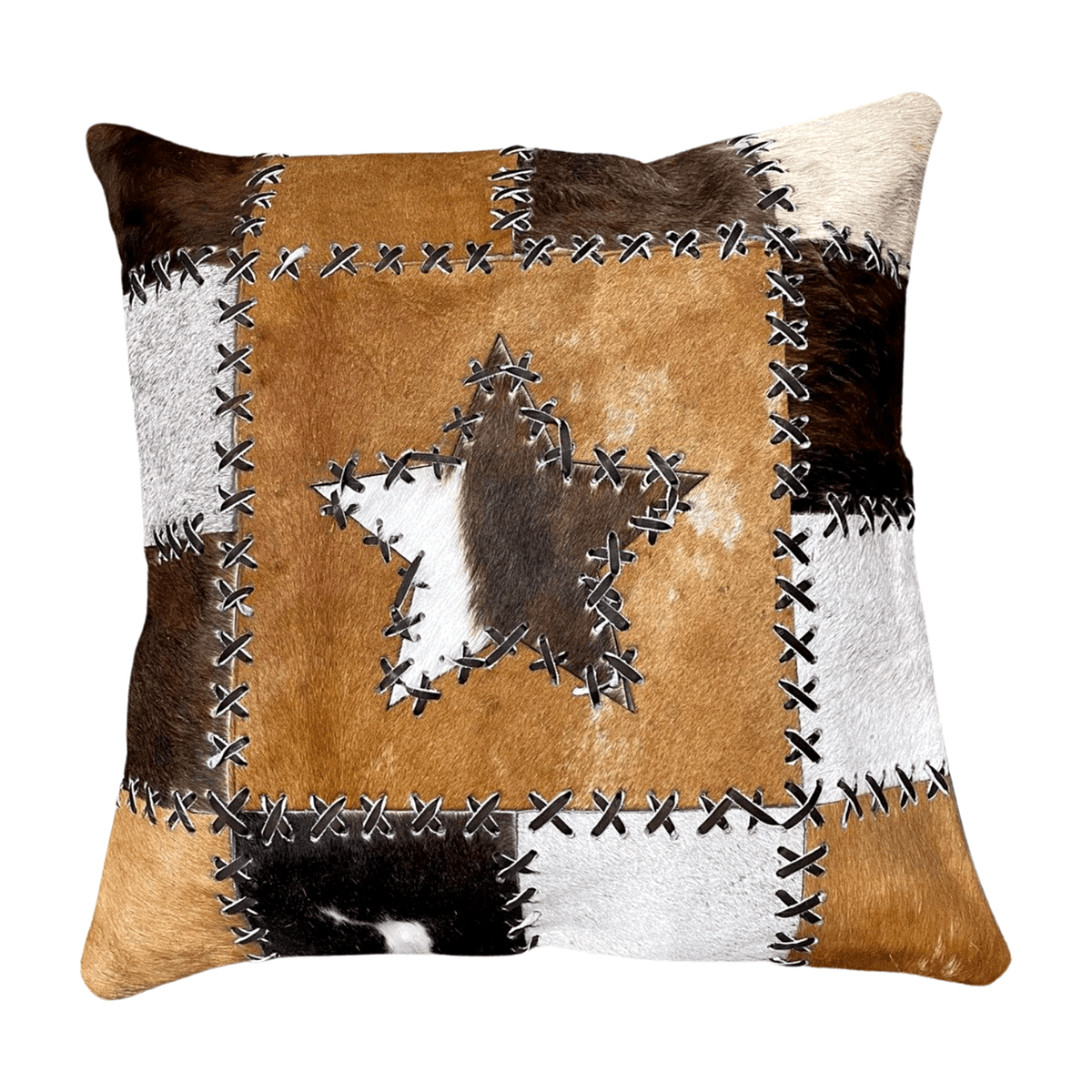 Cowhide Pillow Cover | Full-Hide Hair-On – 16 x 16 in
