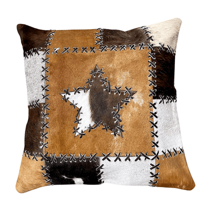 Cowhide Pillow Cover | Full-Hide Hair-On – 16 x 16 in