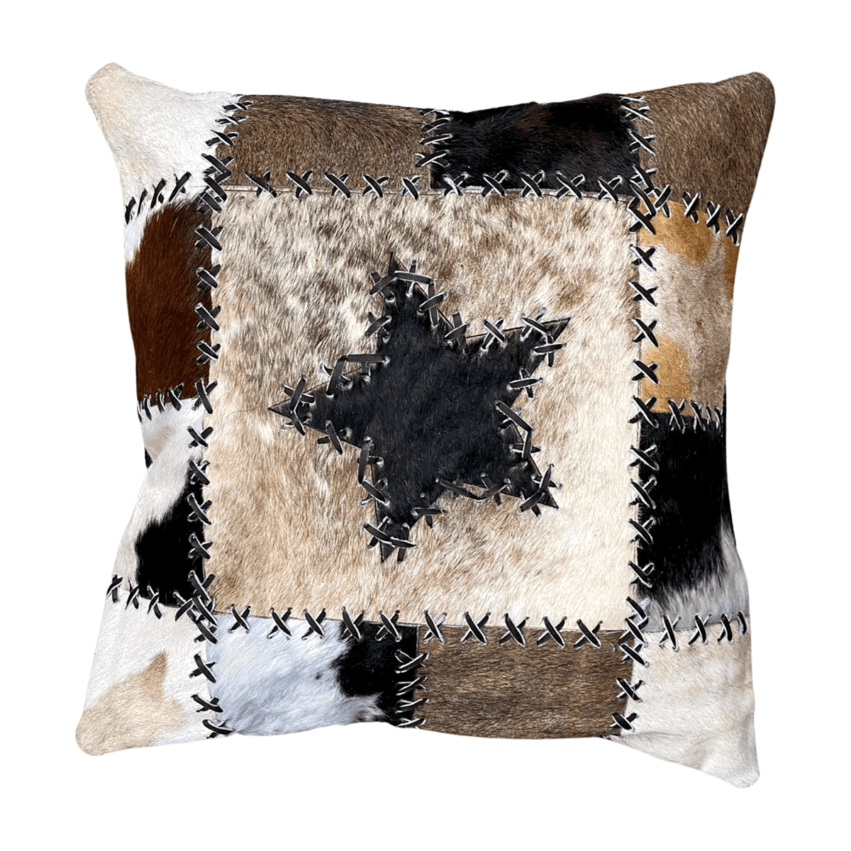 Cowhide Pillow Cover | Full-Hide Hair-On – 16 x 16 in